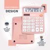 image:imageCATIGA 12 Digit Desk Calculator Desktop Calculators with Large LCD Display amp Big Buttons Basic Simple 4 Function Solar Calculator Dual Power Solar amp Battery for School Office amp Home CD2786Light Pink
