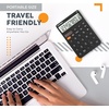 image:imageCATIGA 12 Digit Desktop Calculator Basic Desk Calculator with Large LCD Display Big Buttons 4 Function Solar and Battery Dual Power for Office School Home SD1292 Green21 Black