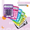 image:imageCATIGA 12 Digit Desktop Calculator Basic Desk Calculator with Large LCD Display Big Buttons 4 Function Solar and Battery Dual Power for Office School Home SD1292 GreenViolet