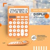image:imageCATIGA 12 Digit Desktop Calculator Basic Desk Calculator with Large LCD Display Big Buttons 4 Function Solar and Battery Dual Power for Office School Home SD1292 Green8 Orange