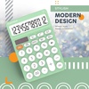 image:imageCATIGA 12 Digit Desktop Calculator Basic Desk Calculator with Large LCD Display Big Buttons 4 Function Solar and Battery Dual Power for Office School Home SD1292 Green53 Mint