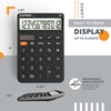 image:imageCATIGA 12 Digit Desktop Calculator Basic Desk Calculator with Large LCD Display Big Buttons 4 Function Solar and Battery Dual Power for Office School Home SD1292 Green21 Black
