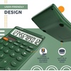image:imageCATIGA 12 Digit Desktop Calculator Basic Desk Calculator with Large LCD Display Big Buttons 4 Function Solar and Battery Dual Power for Office School Home SD1292 Green6 Green