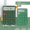 image:imageCATIGA 12 Digit Desktop Calculator Basic Desk Calculator with Large LCD Display Big Buttons 4 Function Solar and Battery Dual Power for Office School Home SD1292 Green6 Green