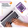 image:imageCATIGA 12 Digit Desktop Calculator Basic Desk Calculator with Large LCD Display Big Buttons 4 Function Solar and Battery Dual Power for Office School Home SD1292 GreenViolet
