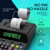 image:imageCATIGA 12 Digit Thermal Printing Calculator with Tape Print Out InkFree Adding Machine 5X Faster Quite at 80 LPS Extra Large Fluorescent Display Tax Calculation with Clock and Calendar SP2401