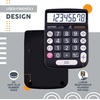 image:imageCATIGA Desktop Calculator 8 Digit with Solar Power and LCD Display Big Buttons for Home Office School Class and Business 4 Function Small Basic Calculators for Desk CD8185Black