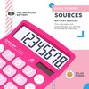 image:imageCATIGA Desktop Calculator 8 Digit with Solar Power and LCD Display Big Buttons for Home Office School Class and Business 4 Function Small Basic Calculators for Desk CD8185Two Pack