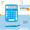image:imageCATIGA Desktop Calculator 8 Digit with Solar Power and LCD Display Big Buttons for Home Office School Class and Business 4 Function Small Basic Calculators for Desk CD8185Blue