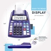 image:imageCATIGA Printing Calculator with Tape Print Out  10 Key Adding Machine with Paper Roll Desktop Electric Calculator for Accounting Business Finance Home Office Use CP90A4 Purple