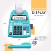 image:imageCATIGA Printing Calculator with Tape Print Out  10 Key Adding Machine with Paper Roll Desktop Electric Calculator for Accounting Business Finance Home Office Use CP90A5 Light Blue
