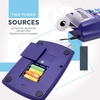 image:imageCATIGA Printing Calculator with Tape Print Out  10 Key Adding Machine with Paper Roll Desktop Electric Calculator for Accounting Business Finance Home Office Use CP90A4 Purple