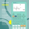 image:imageCATIGA SS991EX Scientific Calculator with Advanced 550 Functions Solar amp Battery Powered MultiFunction High School amp College Math Trigonometry Statistics Algebra Durable Large DisplayTiffany