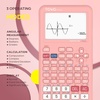 image:imageCATIGA SS991EX Scientific Calculator with Advanced 550 Functions Solar amp Battery Powered MultiFunction High School amp College Math Trigonometry Statistics Algebra Durable Large DisplayPink