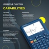 image:imageCATIGA SS991EX Scientific Calculator with Advanced 550 Functions Solar amp Battery Powered MultiFunction High School amp College Math Trigonometry Statistics Algebra Durable Large DisplayNavy Blue