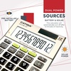 image:imageDesktop 12Digit Business Calculator with Dual Power Solar and Battery for Basic Finance and Tax Calculations Desk Calculators for School or Office