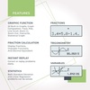 image:imageScientific Calculator with Graphic Functions  Multiple Modes with Intuitive Interface  Perfect for Beginner and Advanced Courses High School or CollegeBlue