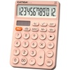 image:imageCATIGA 12 Digit Desktop Calculator Basic Desk Calculator with Large LCD Display Big Buttons 4 Function Solar and Battery Dual Power for Office School Home SD1292 Green3 Pink