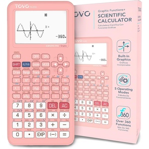 image:imageCATIGA SS991EX Scientific Calculator with Advanced 550 Functions Solar amp Battery Powered MultiFunction High School amp College Math Trigonometry Statistics Algebra Durable Large DisplayPink